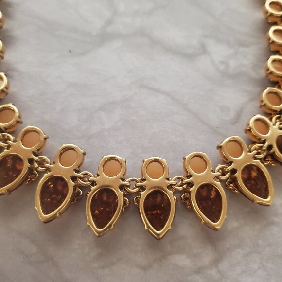 🍓 J.Crew Strawberry Flower Floral Rhinestones Crystal Cluster Statement 🍓 - Picture 14 of 16